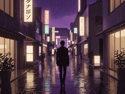 Tokyo Northbound - narrative visual novel set in neon-lit Japanese streets